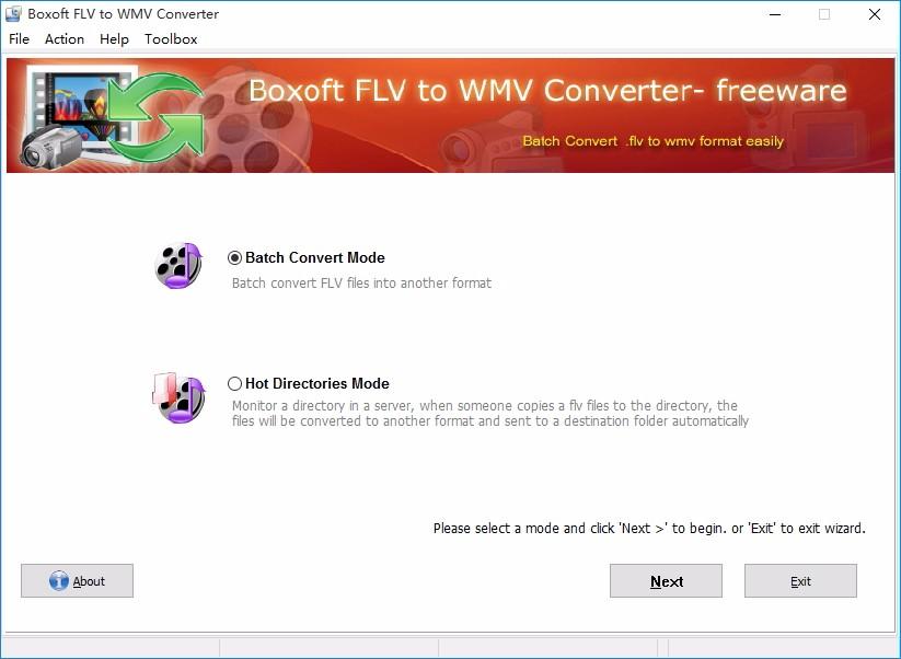 Boxoft Free FLV to WMV Converter下载,FLV到WMV转换器