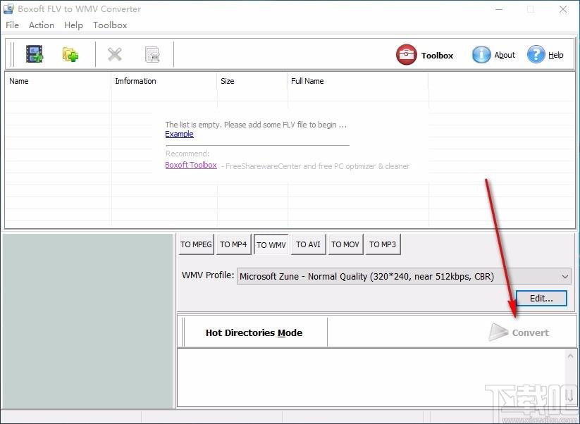 Boxoft Free FLV to WMV Converter下载,FLV到WMV转换器